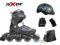 Zestaw ROLKI KASK OCHRANIACZE +Torba AXER r. 38-41