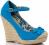 ESPADRYLE KOTURNY 12cm PLATFORMY BLUE ENGLAND 39