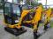 Minikoparka JCB 8014 oszklona 2007rok 43.500netto