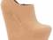 HIT KOTURNY 15cm PLATFORMA ZAMSZ NUDE ENGLAND 39