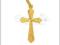 ZŁOTY KRZYŻYK NA KOMUNIE CHRZEST PR.585 - EJUBILER