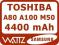 Toshiba A80 A100 M50 M70 - 4400 mAh - PROMOCJA !!!