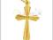 ZŁOTY KRZYŻYK NA KOMUNIE CHRZEST PR585 - EJUBILER