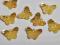 Cekiny motyle motylki złote 40 szt.