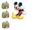 NAMIOT DOMEK MISZKA MICKEY MIKI MOUSE MINNIE PLUTO