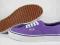 Vans Authentic UK 4 Eur 36,5 fioletowe 23cm