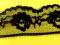 KORONKA STABILNA czarna wz. 5113  szer. 2,5 cm