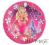 Talerzyki 20 cm urodziny Barbie party roczek 2801