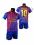 Strój Barcelona Messi koszulka + spodenki 134