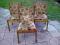 KRZESLA DĘBOWE - 3 szt WYGODNE