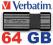 64 GB PENDRIVE PinStripe VERBATIM 64GB ORYGINAŁ FV