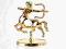 FIGURKA STRZELEC Swarovski plat. 24k.złotem NOWA