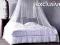 MOSKITIERA BALDACHIM EXCLUSIVE SIATKA NA  OWADY FV