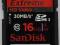 SANDISK EXTREME 16 GB 30 mbs FULL HD NOWAGWARANCJA