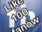 100 FANÓW - PROMOCJA FACEBOOK - FANPAGE - FANI