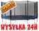 TRAMPOLINA BATUT BEZPIECZNA SIATKA 12FT 370CM HIT!