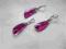 Komplet Swarovski Wing Fuchsia 23mm z 65zł na 45zł