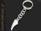 Srebrny brelok breloczek do kluczy MAŁY KIEŁ ZĄB