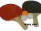 2 RAKIETKI + 3 PIŁKI DO TENISA STOŁOWEGO PING PONG