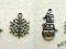 zawieszki metalowe BOŻE NARODZENIE