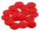 Żetony DUŻE (pchełki) - czerwone - pakiet 100 s