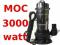 POMPA DO SZAMBA ROZDRABNIACZ DO WODY 3000 W erm