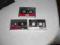 Zestaw 3 kaset  ,chrome  SONY
