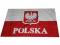 Flaga POLSKA orzeł napis 90*150Euro2012