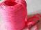 Rafia syntetyczna 5m sznurek wstążka MALINOWA