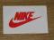 Nike  -  naklejka z dawnych lat