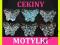 Agawa_Art :) MOTYLKI CEKINY scrapbooking hologram