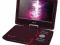 ODTWARZACZ DVD PRZENOŚNY SENCOR SPV 2918 DARK RED