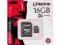 KARTA PAMIĘCI KINGSTON microSDHC 16GB + ADAPTER