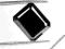Fantastyczny 2,15Ct Czarny Diament Soliter* I3