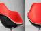 Fotel Chic fotele czarny czerwony design new Modo