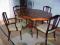 PIĘKNY STARY ZESTAW - STÓŁ + 4 KRZESŁA  k.WARSZAWY