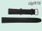 CZARNY SKÓRZANY PASEK DO ZEGARKA PZ-016 18mm XXL