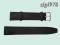 CZARNY SKÓRZANY PASEK DO ZEGARKA PZ-017 20mm XXL