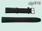 CZARNY SKÓRZANY PASEK DO ZEGARKA PZ-016 18mm XXL