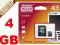 Karta pamięci GOODRAM microSD HC 4 GB + adapter SD