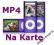 MP4 MP3 FM Odtwarzacz na karte Micro SD+Ładowarka