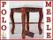 STYLOWY RZEŹBIONY NOWY TABORET KRZESŁO PUFA