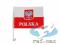 FLAGA POLSKA SAMOCHODOWA EURO 2012 + MASZT 45X30
