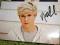 Autograf Niall Horan One Direction autentyk 1D