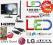 LG SuperLED e2251VR-BN FullHD HDMI DVI + GRATISY