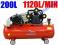 KOMPRESOR OLEJOWY 200L 3 TŁOKI 1120L/MIN 400V !