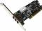 Karta PCI FireWire IEEE1394 3+1 NEC + kabel + soft