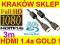 KABEL HDMI-HDMI 3M 1.4a FULL HD GOLD FILTRY Kraków