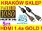 KABEL HDMI-HDMI 5M 1.4a FULL HD GOLD FILTRY Kraków