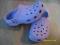 CROCS  fioletowe klapki 2/4 TANIO